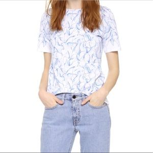 Tory Burch Libby White Ellora t-shirt